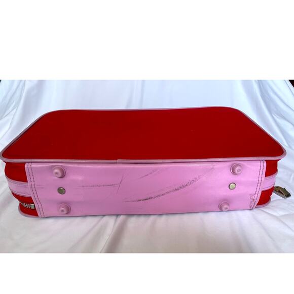 Rare Vintage 80s Sanrio Hello Kitty Suitcase Luggage Rainbow Hot Air Balloon - Picture 5 of 8